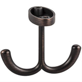 Elements YD20-156DBAC 1-9/16" Double Zinc Ceiling Mount Coat Hook Brushed Oil Rubbed Bronze