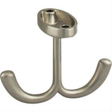 Elements YD20-156SN 1-9/16" Double Zinc Ceiling Mount Coat Hook Satin Nickel