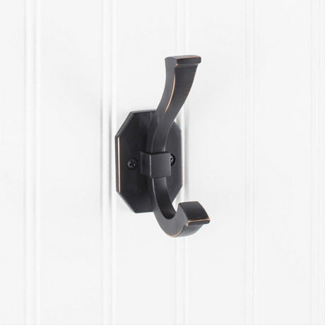 Elements YD45-431DBAC 4-5/16" Double Zinc Wall Mount Hook Brushed Oil Rubbed Bronze