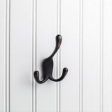 Elements YT40C-400DBAC 4" Triple Zinc Concealed Mount Coat Hook Brushed Oil Rubbed Bronze