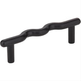 Elements Z105MB Z105 Verona 3-7/8" Zinc Cabinet Pull Matte Black