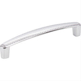 Elements Z115-128PC-128 Lindos 5-9/16" Zinc Cabinet Pull Polished Chrome