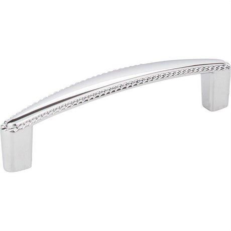 Elements Z115-96PC-96 Lindos 4-5/16" Zinc Cabinet Pull Polished Chrome