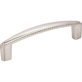 Elements Z115-96SN-96 Lindos 4-5/16" Zinc Cabinet Pull Satin Nickel
