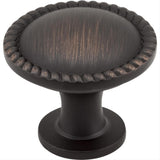 Elements Z115DBAC Z115 Lindos 1-1/4" Zinc Cabinet Knob Brushed Oil Rubbed Bronze