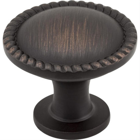 Elements Z115DBAC Z115 Lindos 1-1/4" Zinc Cabinet Knob Brushed Oil Rubbed Bronze