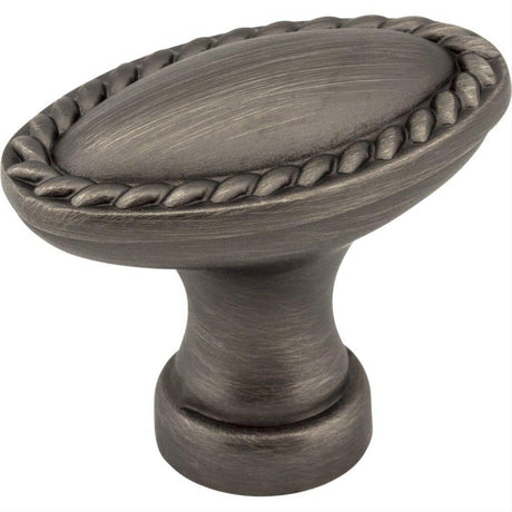 Elements Z115L-BNBDL Lindos 1-3/8" Zinc Cabinet Knob Brushed Pewter