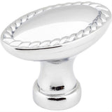 Elements Z115L-PC Lindos 1-3/8" Zinc Cabinet Knob Polished Chrome