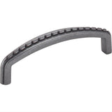 Elements Z118-96DACM-96 Cypress 4-1/16" Zinc Cabinet Pull Gun Metal