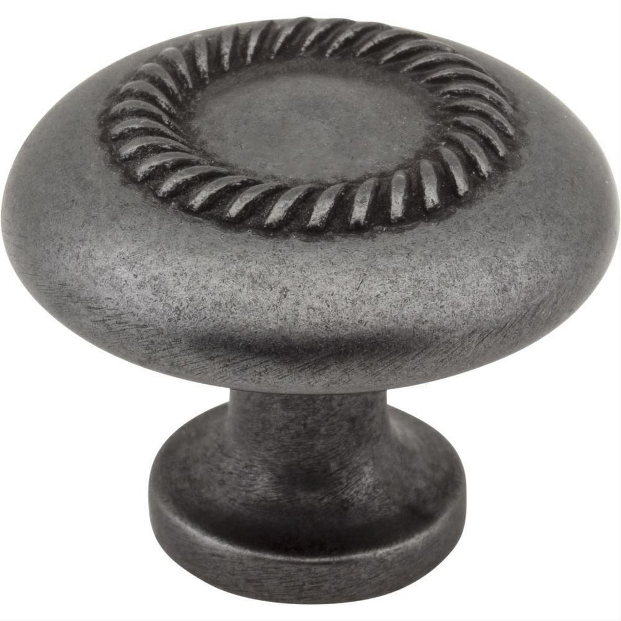 Elements Z118-DACM Cypress 1-1/4" Zinc Cabinet Knob Gun Metal