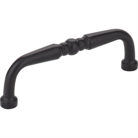 Elements Z259-3MB-3 Madison 3-3/8" Zinc Cabinet Pull Matte Black