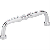 Elements Z259-3PC-3 Madison 3-3/8" Zinc Cabinet Pull Polished Chrome