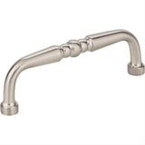 Elements Z259-3SN-3 Madison 3-3/8" Zinc Cabinet Pull Satin Nickel