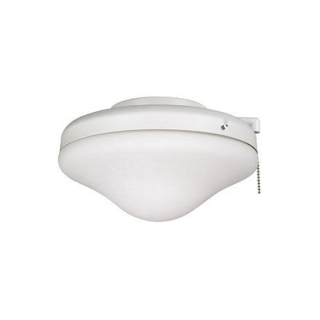Craftmade ELK113-1W-W-1-W 2 Light Outdoor Bowl Ceiling Fan Light Kit White