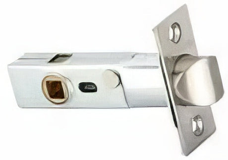 Emtek EM28PVL238S15A privacy latch in satin stainless, additional view
