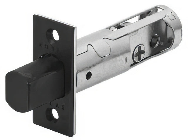 Emtek LC4-DBLCH237R-F flat black deadbolt latch