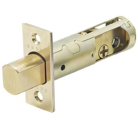 Emtek deadbolt latch in black, additional view