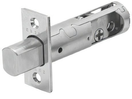 Emtek deadbolt latch in black, additional view