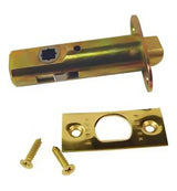 Emtek EMPSL238R4 satin brass passage latch