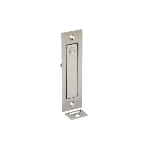 Emtek 1-1/4" x 4-5/8" Modern Rectangular Jamb Bolt in Satin Nickel