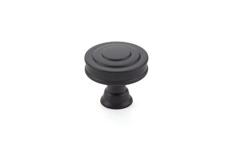 Emtek 86464US19 Glendon 1-5/8" Cabinet Knob Flat Black Finish