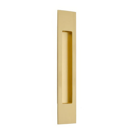 Emtek 220310US4 satin brass flush pull