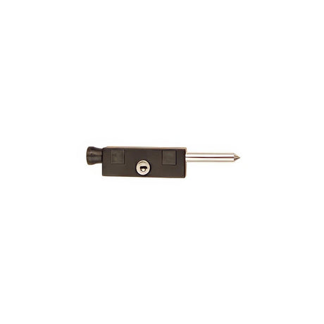 Emtek 206512 6-1/8" Length Non-Keyed Brass Patio Door Bolt Bronze