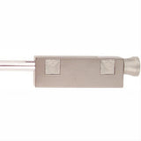 Emtek 206516 6-1/8" Length Non-Keyed Brass Patio Door Bolt White