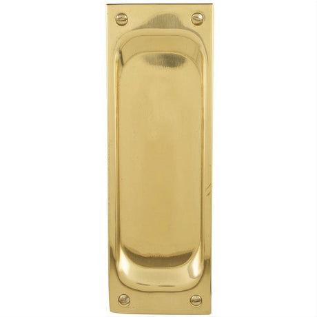 Emtek 2104US3 2104US 7-1/2" Height Solid Brass Passage Pocket Door Mortise Latch Polished Brass