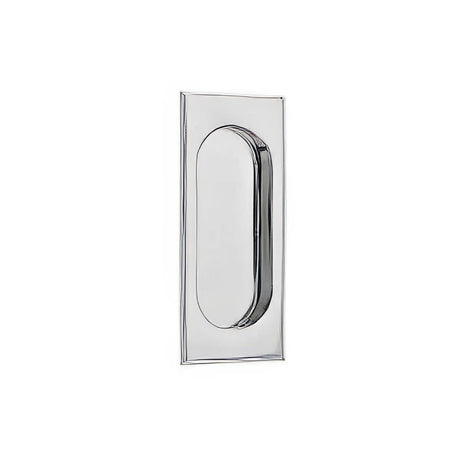 Emtek 2201US26 Rectangular Flush Pull Polished Chrome