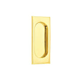 Emtek 2201US3 Rectangular Flush Pull Polished Brass