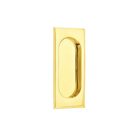 Emtek 2201US4 Rectangular Flush Pull Satin Brass