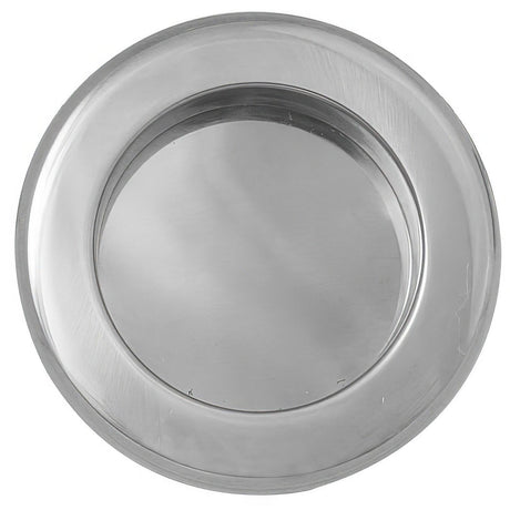 Emtek 2211US15 Inch Diameter Round Flush Door Pull Satin Nickel