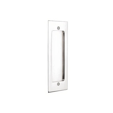 Emtek 2215US14 Modern Rectangular Flush Pull Lifetime Polished Nickel