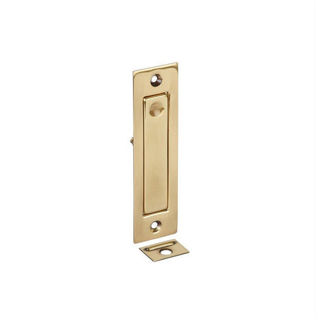 Emtek 2220US7 1-1/4" x 4-5/8" Modern Rectangular Jamb Bolt French Antique Brass