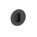 Emtek 222351US15 3" Round Flush Pull with Half Moon Pocket Satin Nickel