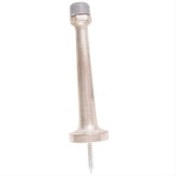Emtek 2232TWB 3" Length Solid Brass Baseboard Door Stop With Screw Tumbled White Bronze