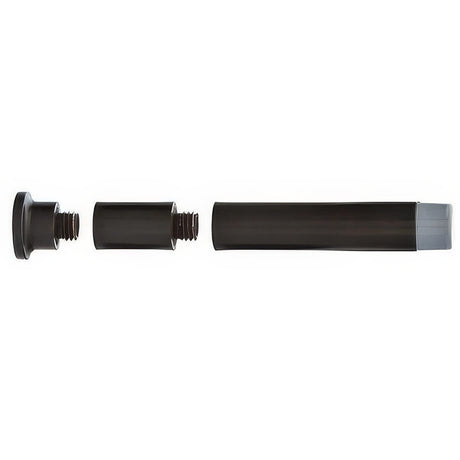 Emtek 2233US19 2233US 3 Piece Rigid Base Mounted Door Stop Flat Black