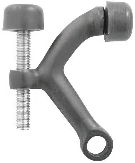 Emtek 2241US14 2-3/8" Height Solid Brass Hinge Pivot Stop Polished Nickel