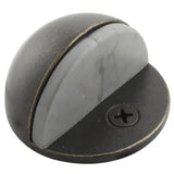 Emtek 2251US3 1" Projection Solid Brass Half Dome Style Floor Mounted Door Stop Polished Brass