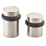 Emtek 2257US14 2257US 1-1/2" Cylindrical Floor Bumper Bright Nickel