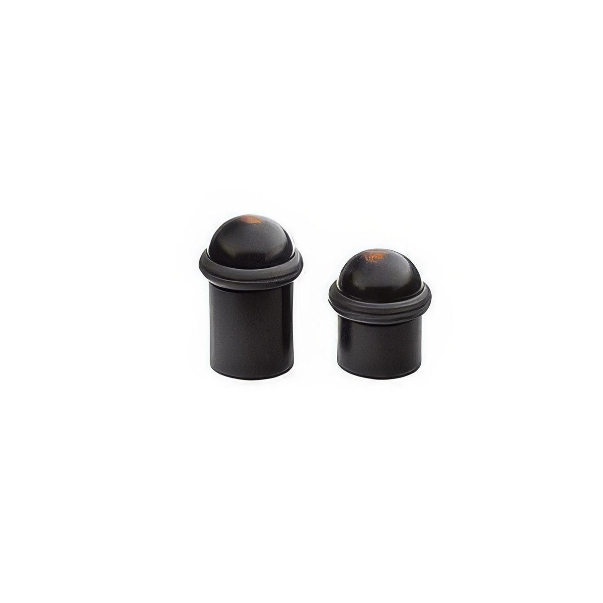 Emtek 2260US19 2" Cylindrical Floor Bumper with Dome Cap Flat Black
