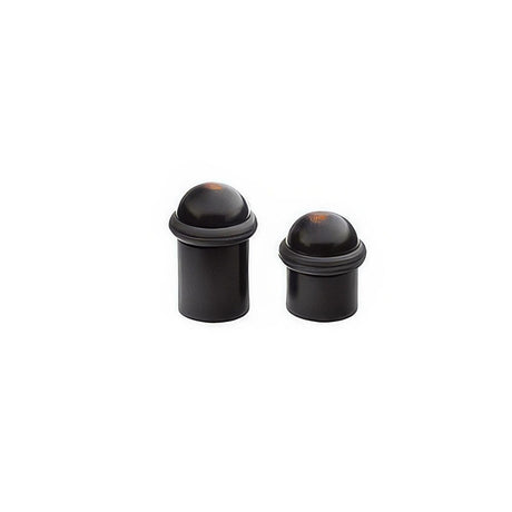 Emtek 2260US19 2" Cylindrical Floor Bumper with Dome Cap Flat Black