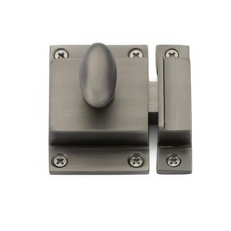 Emtek 2270US15A 2-1/4 Inch x 2 Inch Cabinet Latch Antique Nickel