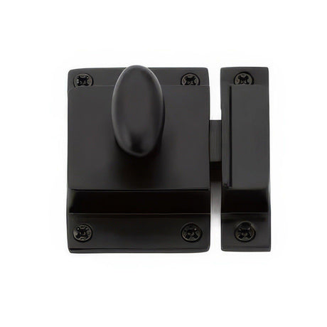 Emtek 2270US19 2-1/4 Inch x 2 Inch Cabinet Latch Flat Black