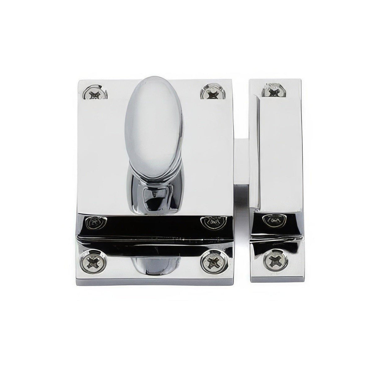 Emtek 2270US26 2-1/4 Inch x 2 Inch Cabinet Latch Bright Chrome