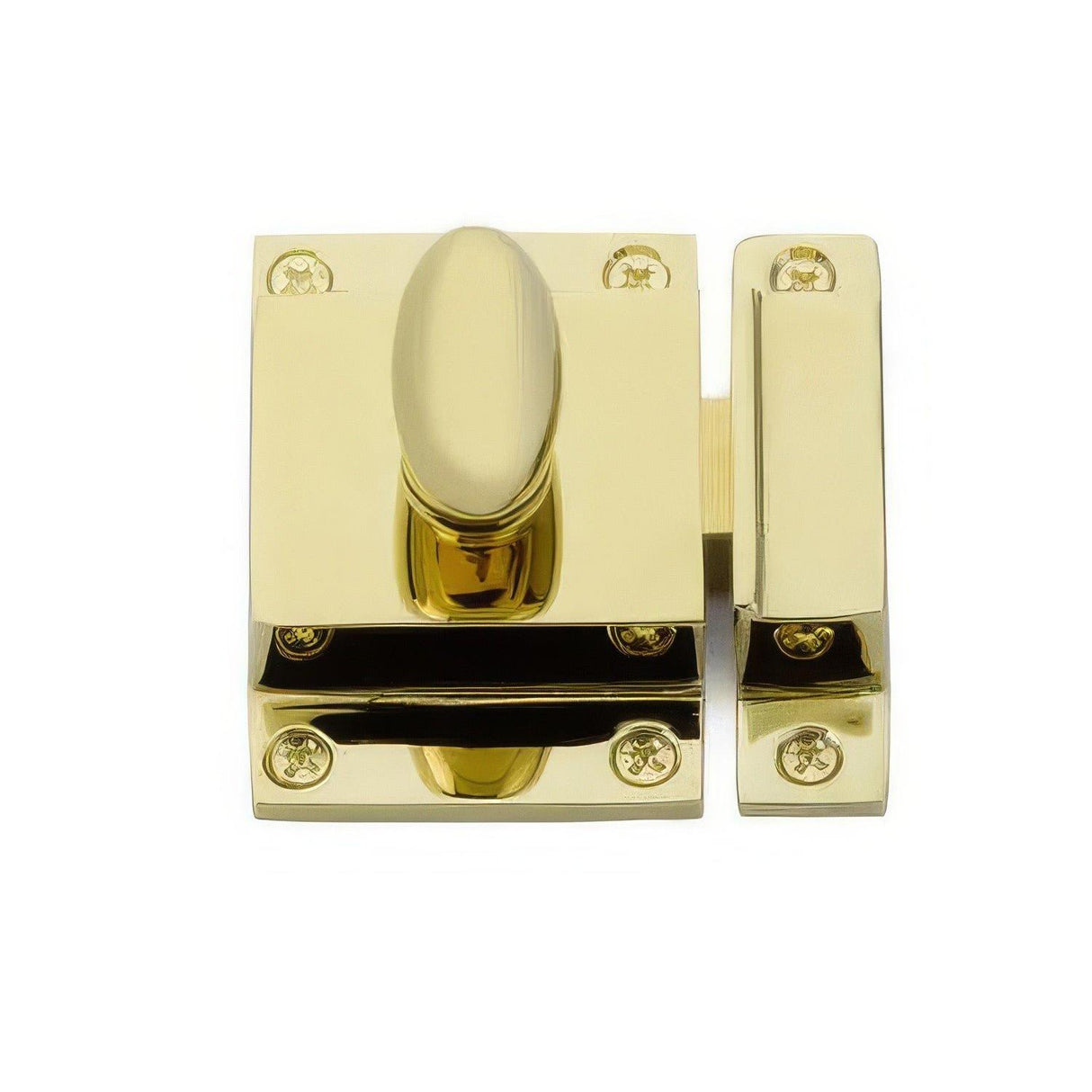 Emtek 2270US3 2-1/4 Inch x 2 Inch Cabinet Latch Lifetime Brass