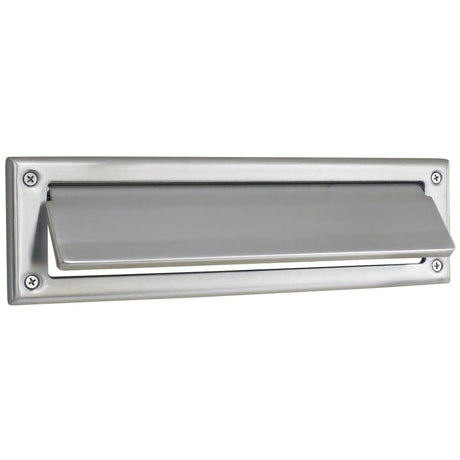 Emtek 2280US15 13-1/16" Length x 3-3/8" Height Solid Brass Mail Slot Satin Nickel