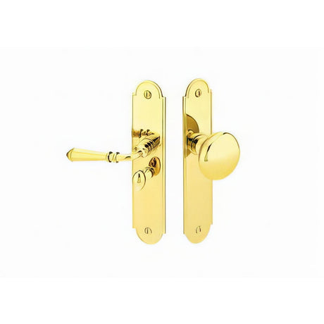 Emtek 2291US10BLH 6" Rectangular Style Screen Door Lockset Oil Rubbed Bronze
