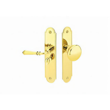 Emtek 2291US10BRH 6" Rectangular Style Screen Door Lockset Oil Rubbed Bronze